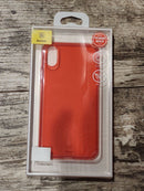 Handyhülle für Apple iPhone X transparent-rot
