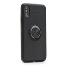 Handyhülle für Apple iPhone XS u. iPhone X in schwarz mit Ring