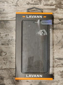 Ladertasche für Apple iPhone XS in schwarz