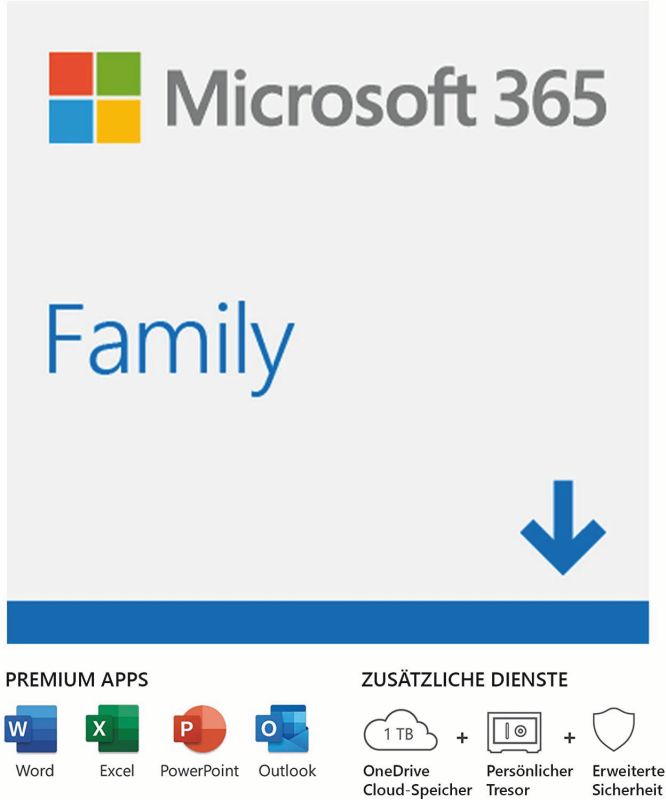 Microsoft Microsoft Office 365 Family Deutsch DE