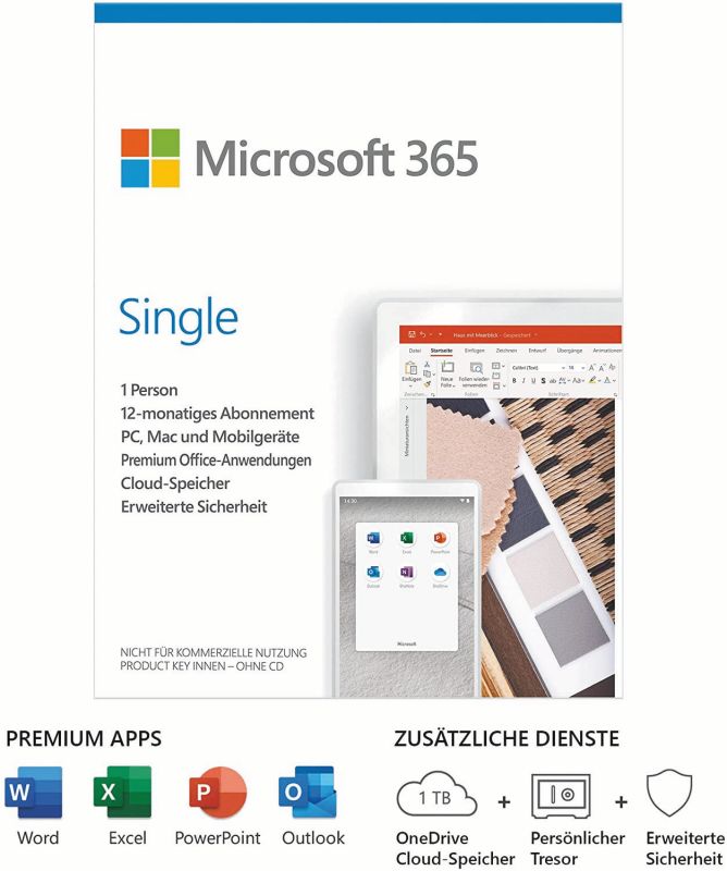 Microsoft Microsoft Office 365 Single Deutsch DE
