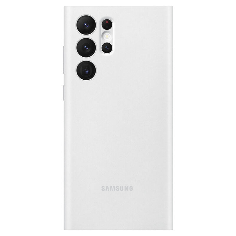 Samsung Smart Clear View Cover für das Samsung Galaxy S22 Ultra in weiss