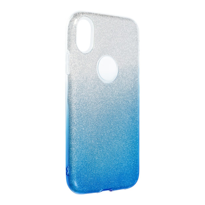 Backcover für iPhone XR Transparent/Blau