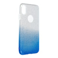 Backcover für iPhone XS Max Transparent/Blau