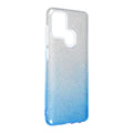 Backcover für Samsung Galaxy A21s Transparent/Blau