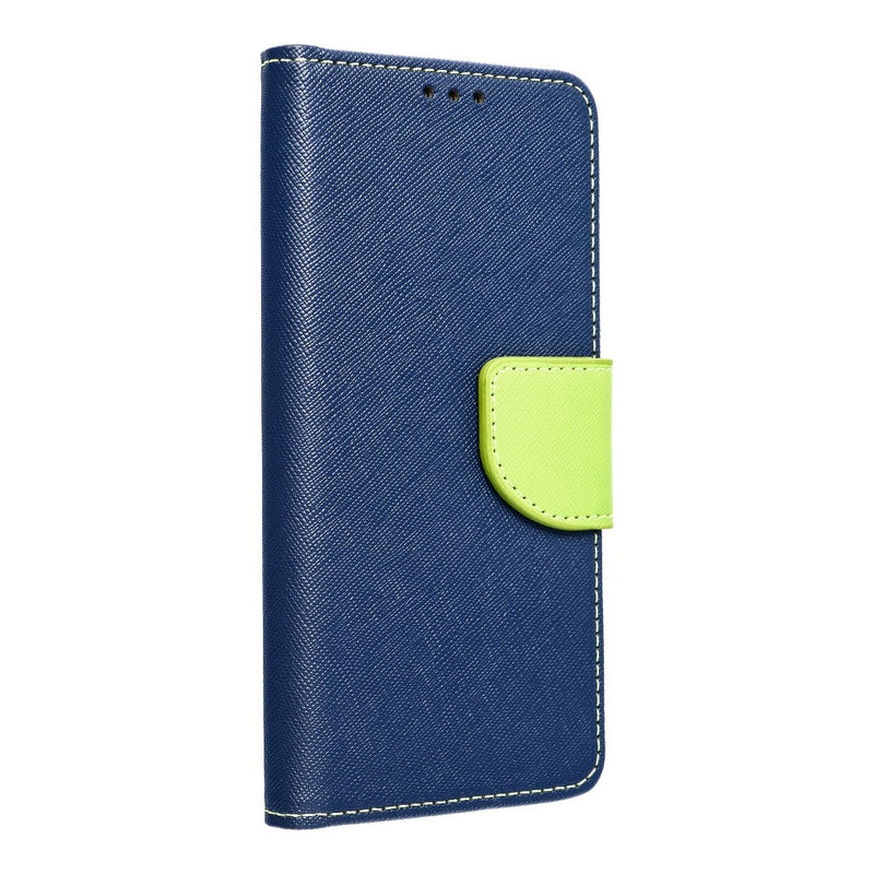 Flipcover für Samsung Note 10 Plus Dunkelblau/lime