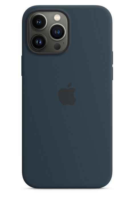 Apple iPhone 13 Pro Max Silikon Case mit MagSafe, abyssblau