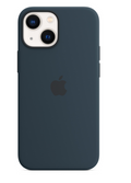 Apple iPhone 13 mini Silikon Case mit MagSafe, abyssblau