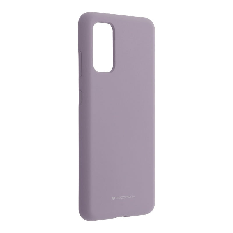 Silikon Cover für Samsung Galaxy S20 lavendel